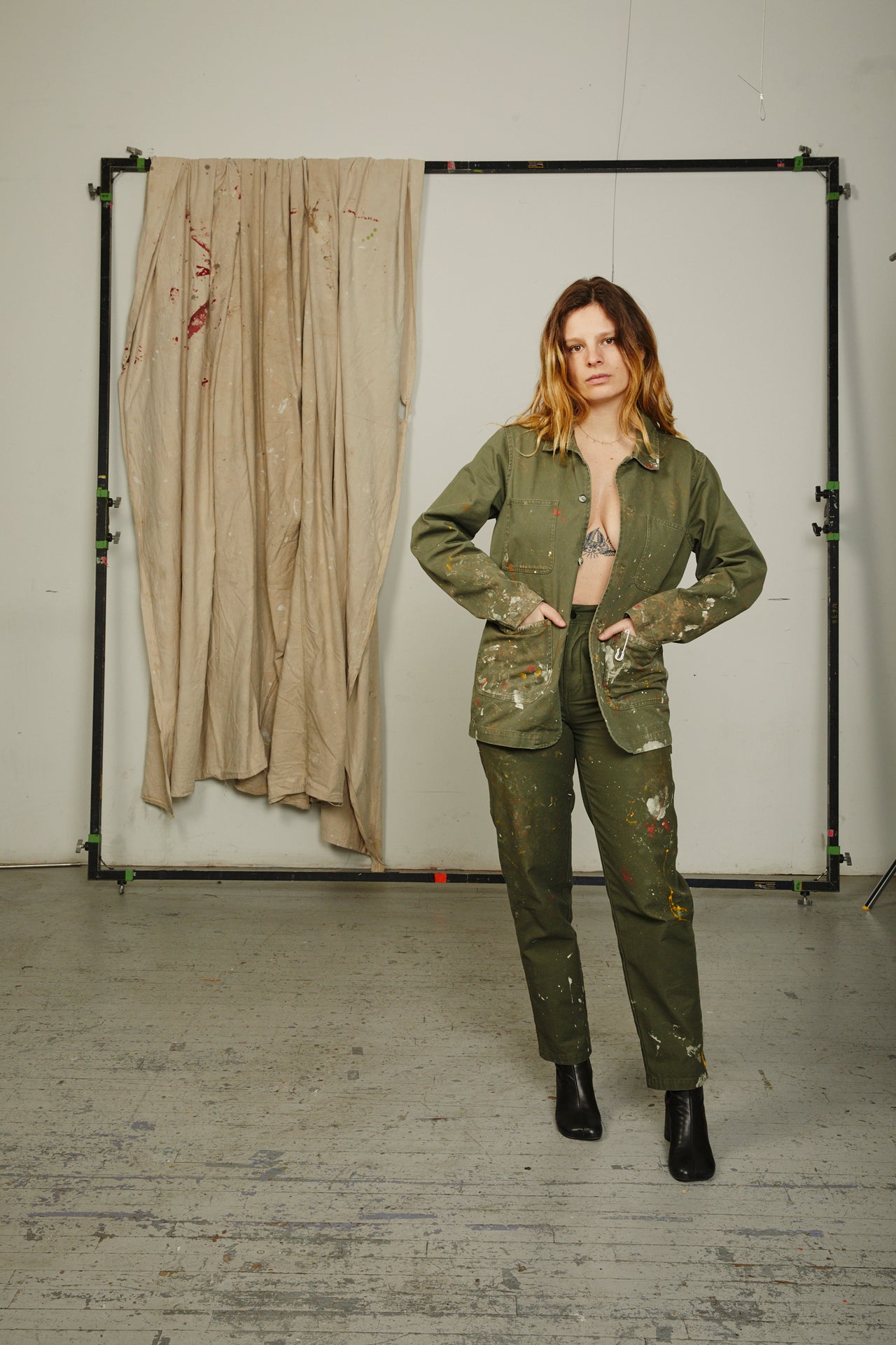 Scenic Artist Pants - Olive