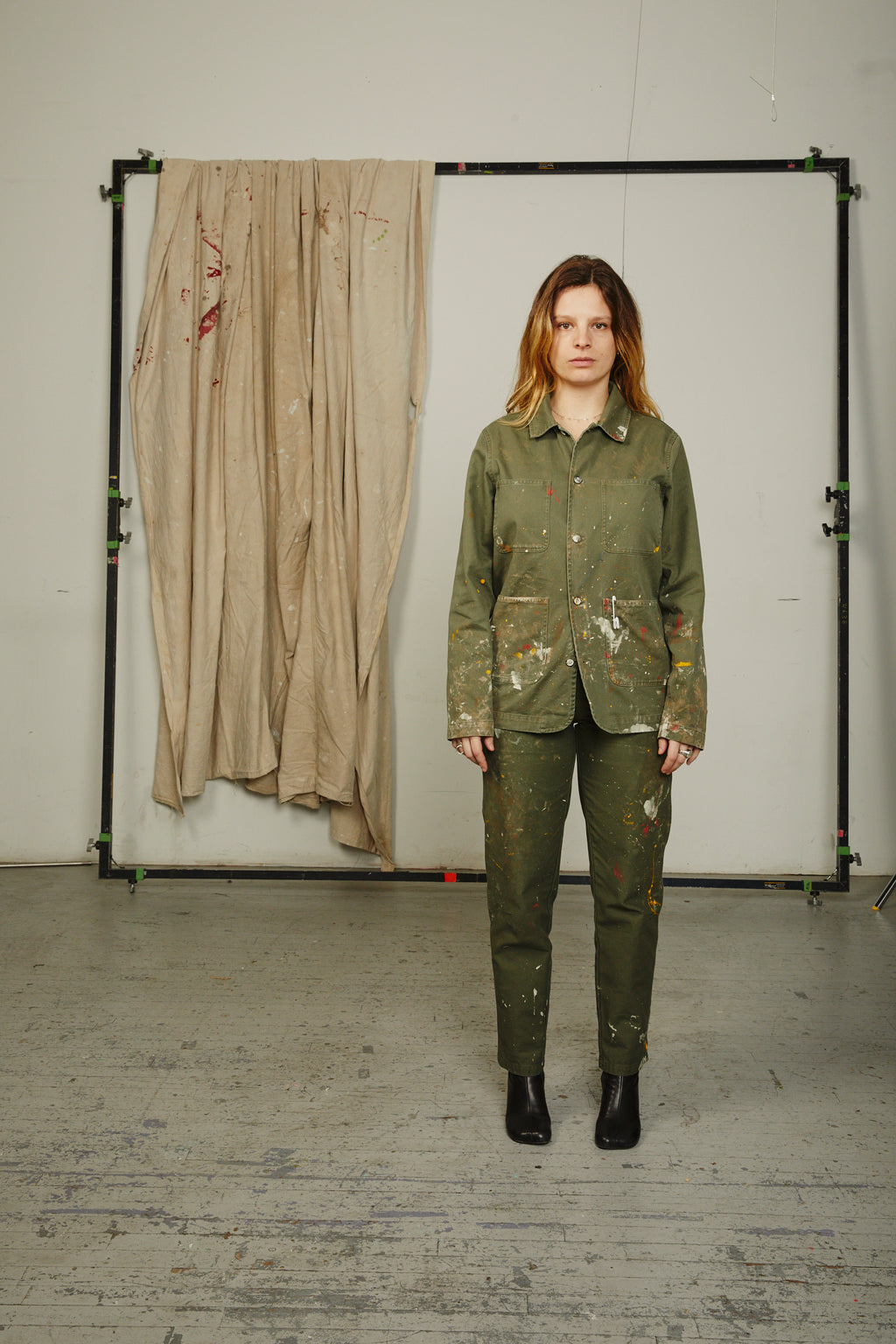 Scenic Artist Chore Jacket - Olive