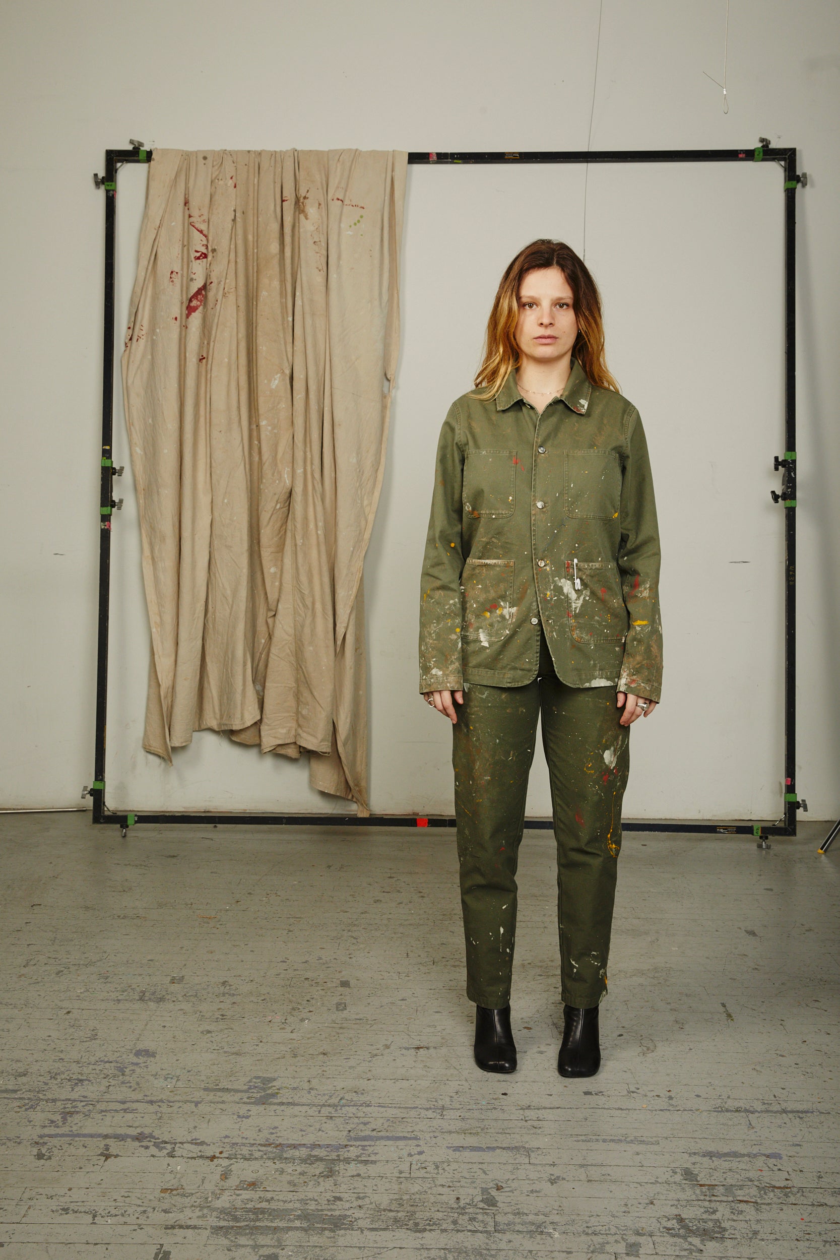 Scenic Artist Chore Jacket - Olive