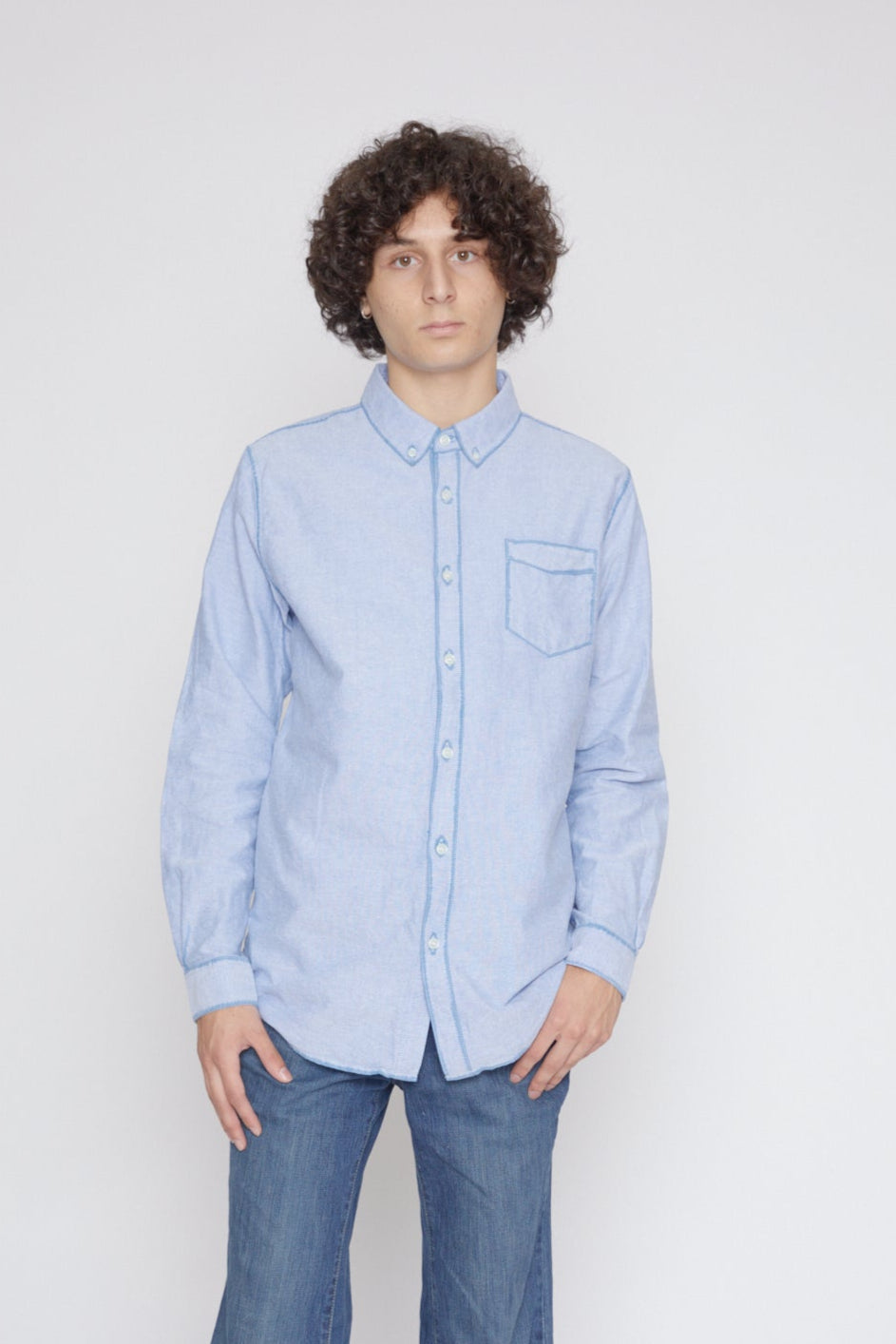 Caricature Button-Up