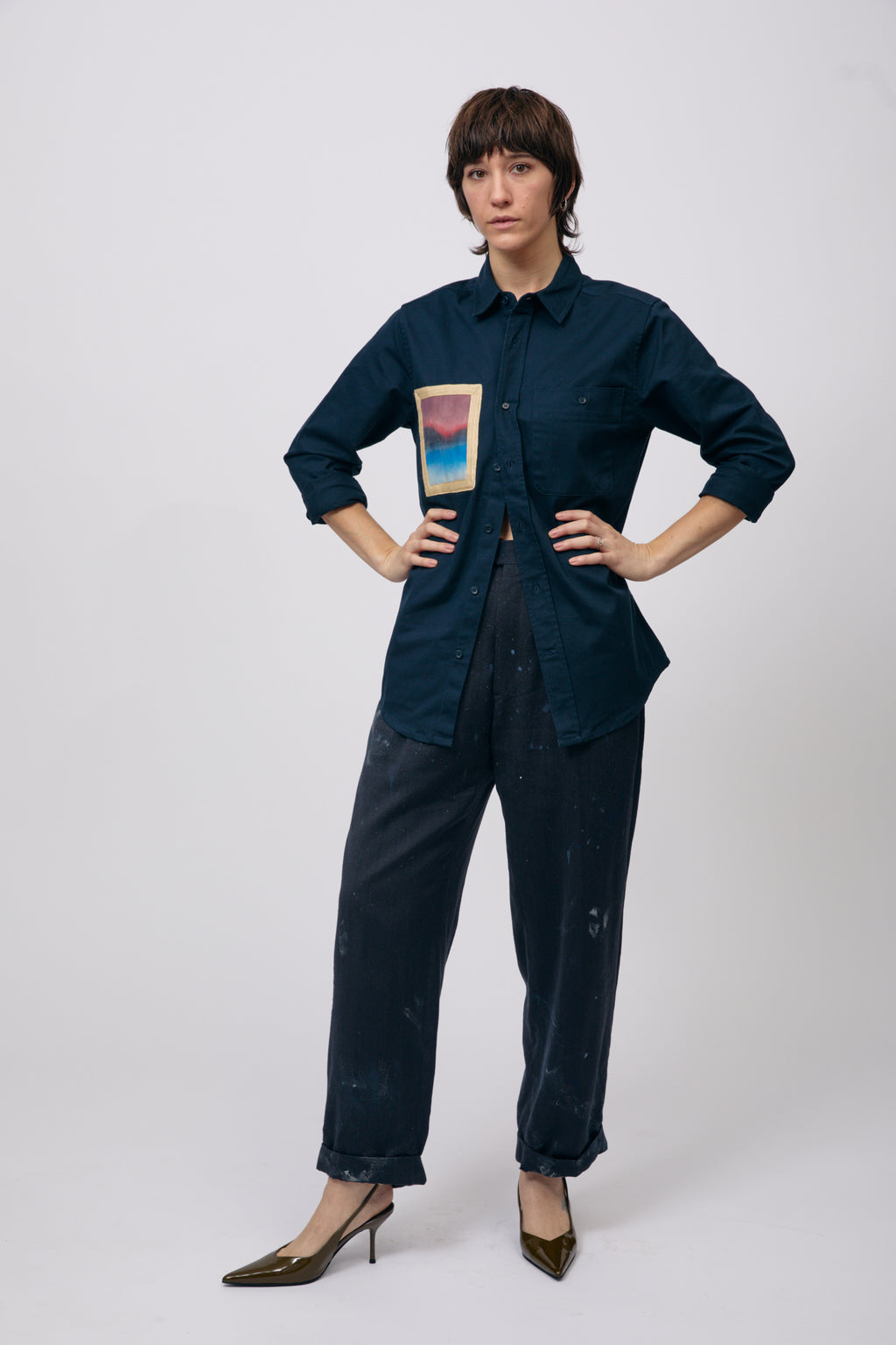 Landscape Pocket Button-Up