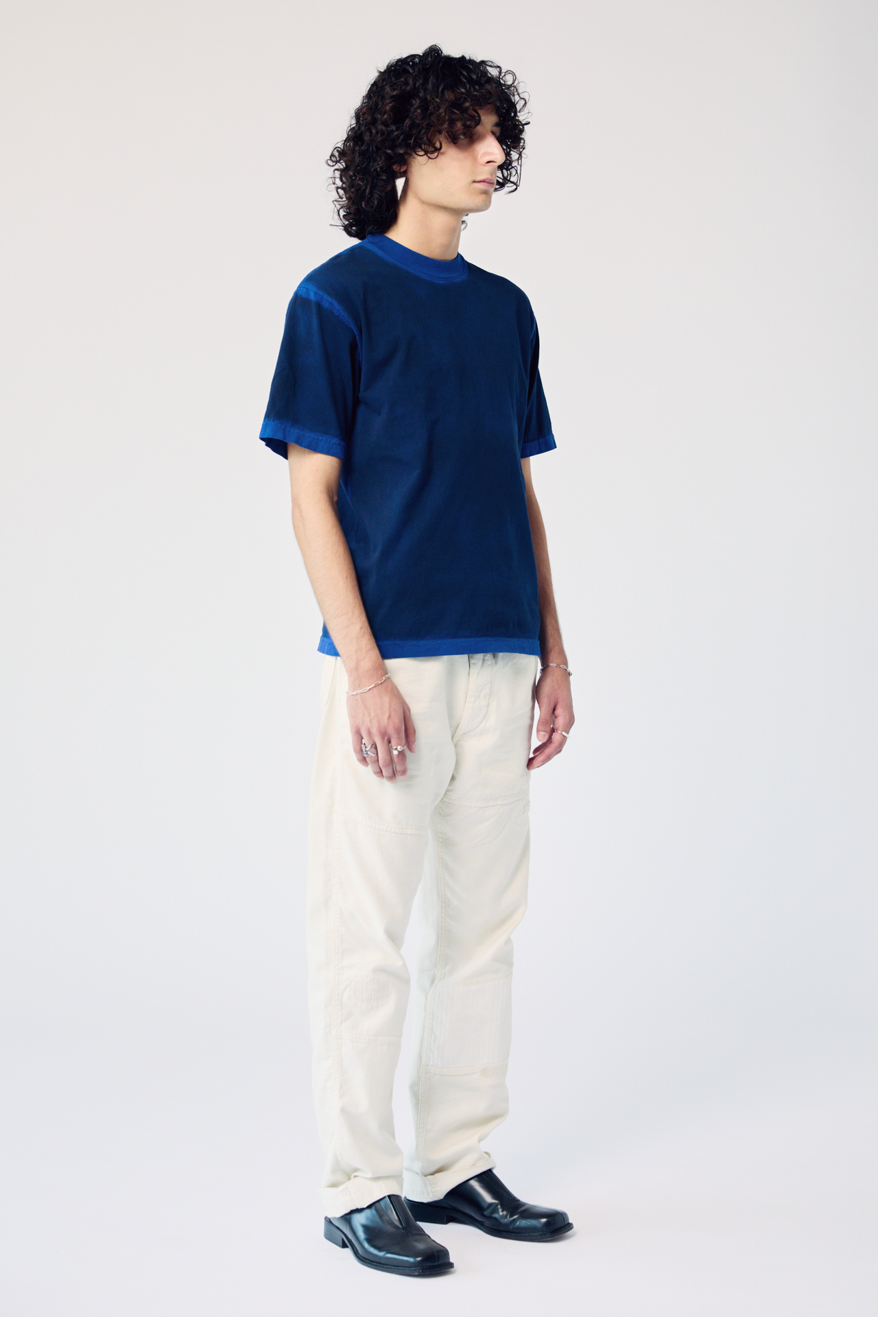 Unisex Limewash Tee - Cool Cobalt