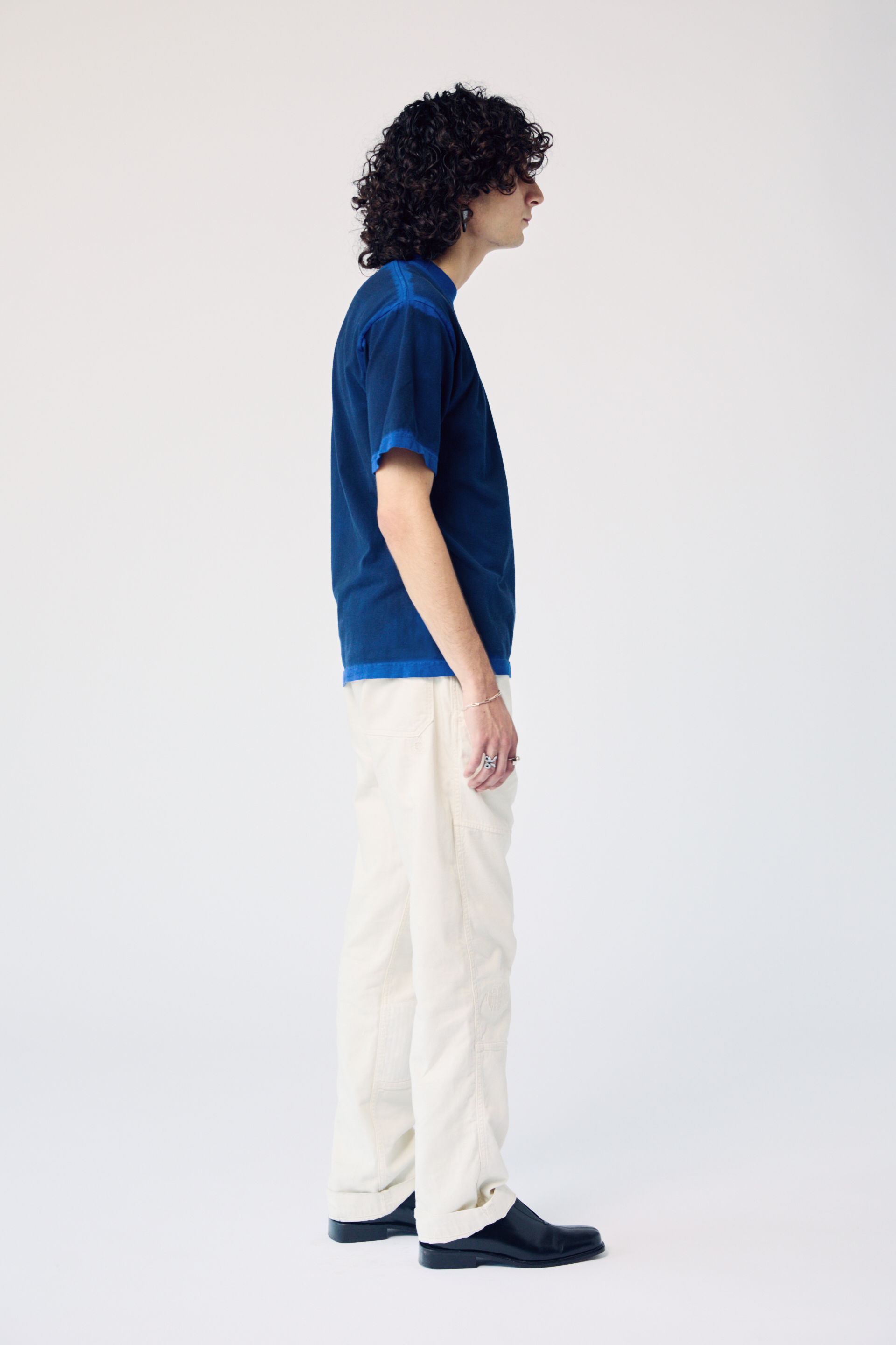 Unisex Limewash Tee - Cool Cobalt