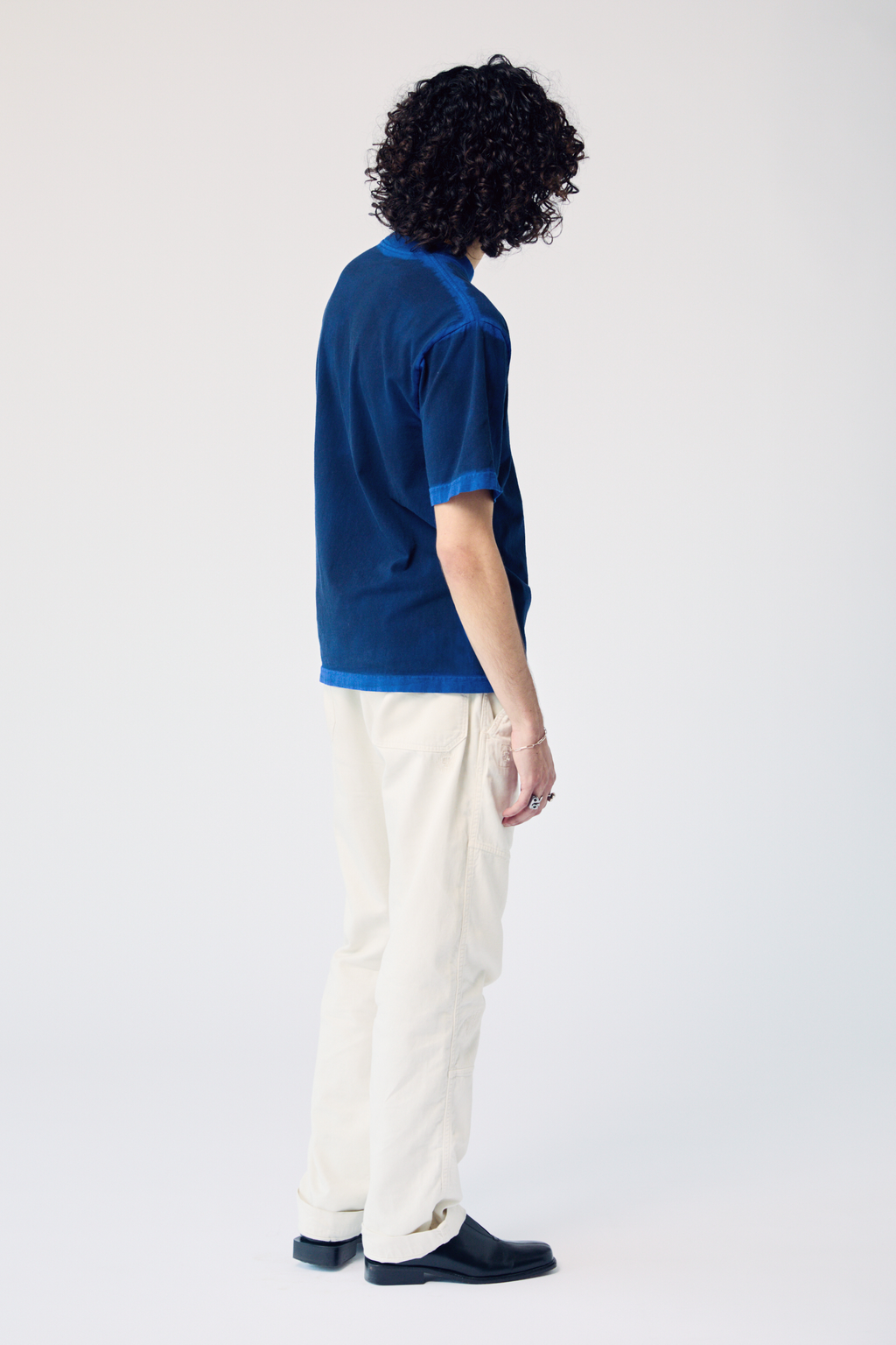 Unisex Limewash Tee - Cool Cobalt
