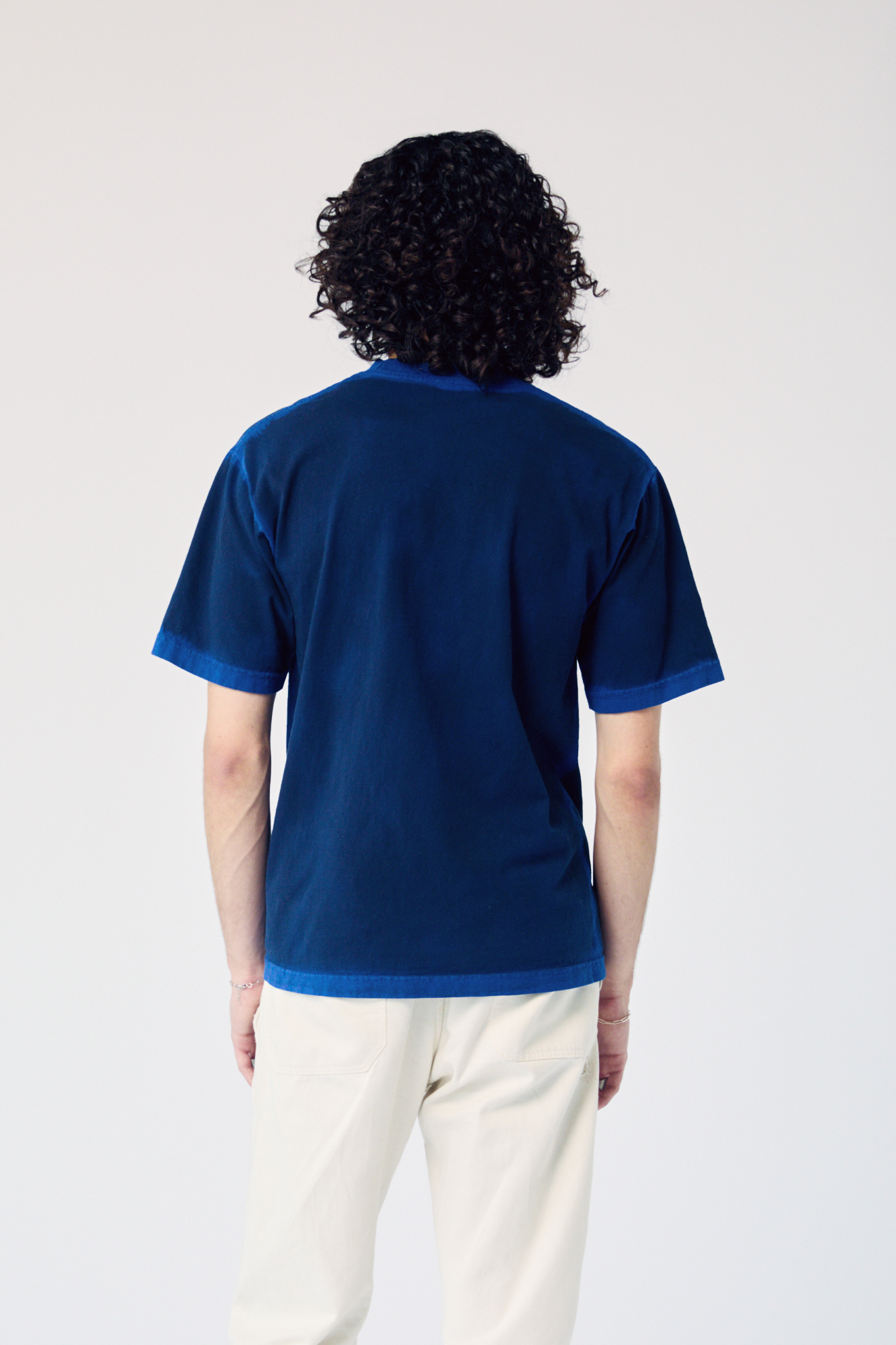 Unisex Limewash Tee - Cool Cobalt