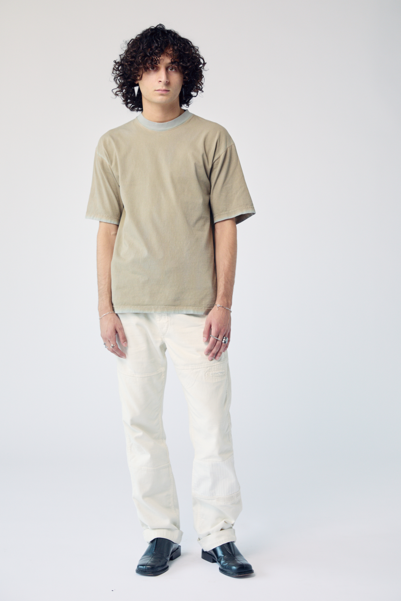 Unisex Limewash Tee - Pale Sage
