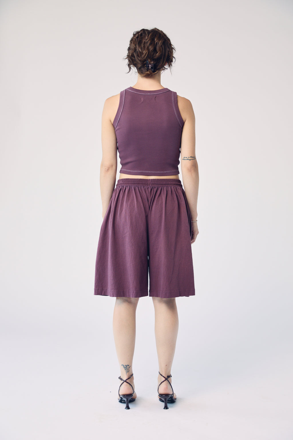 Garment-Dyed Tank - Aubergine