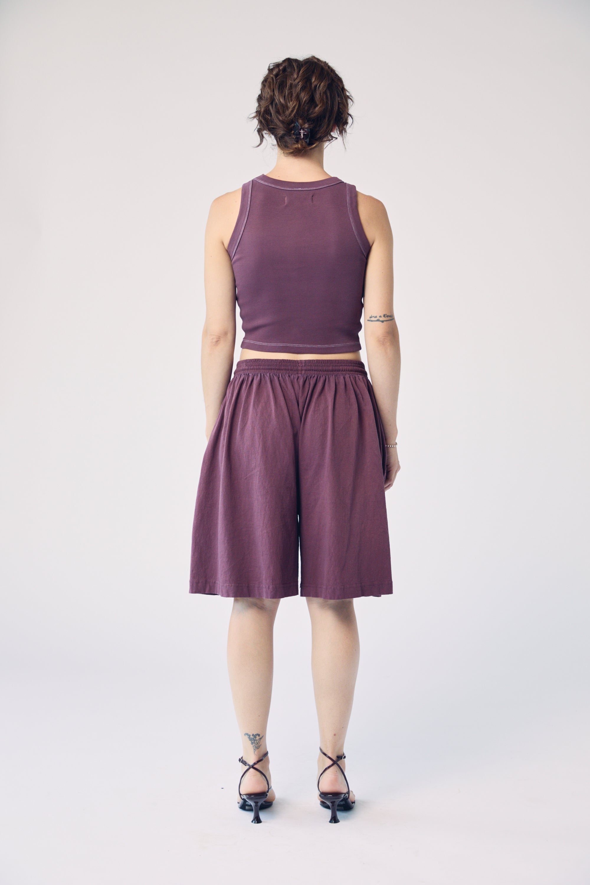 Garment-Dyed Tank - Aubergine