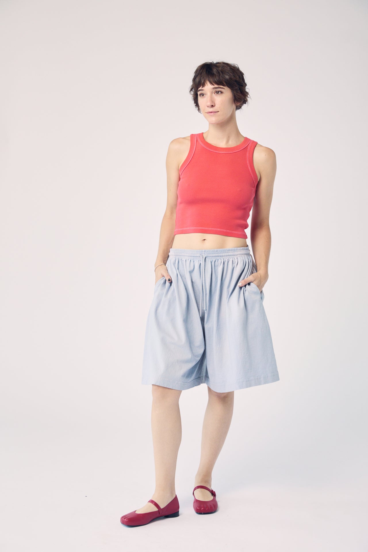 Garment-Dyed Tank - Tomato
