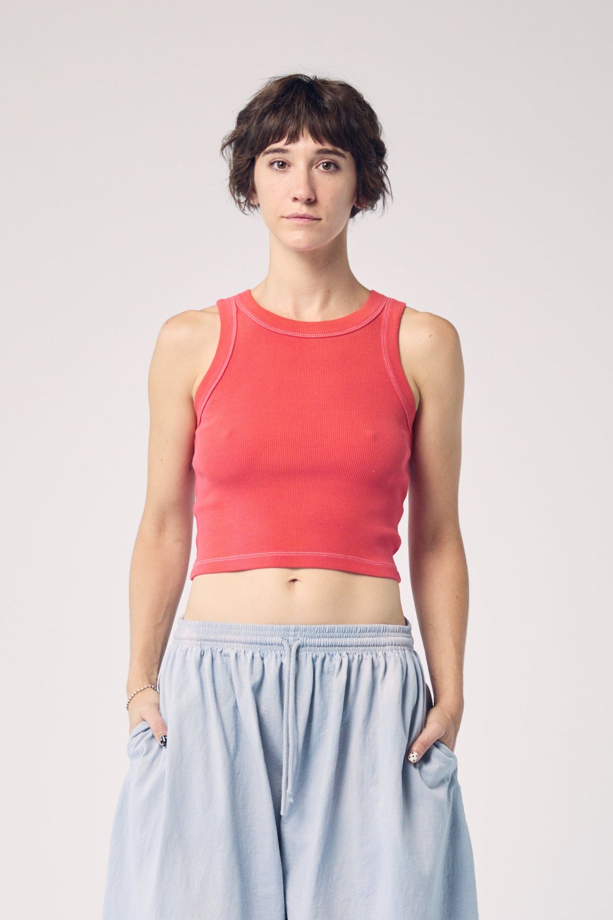 Garment-Dyed Tank - Tomato