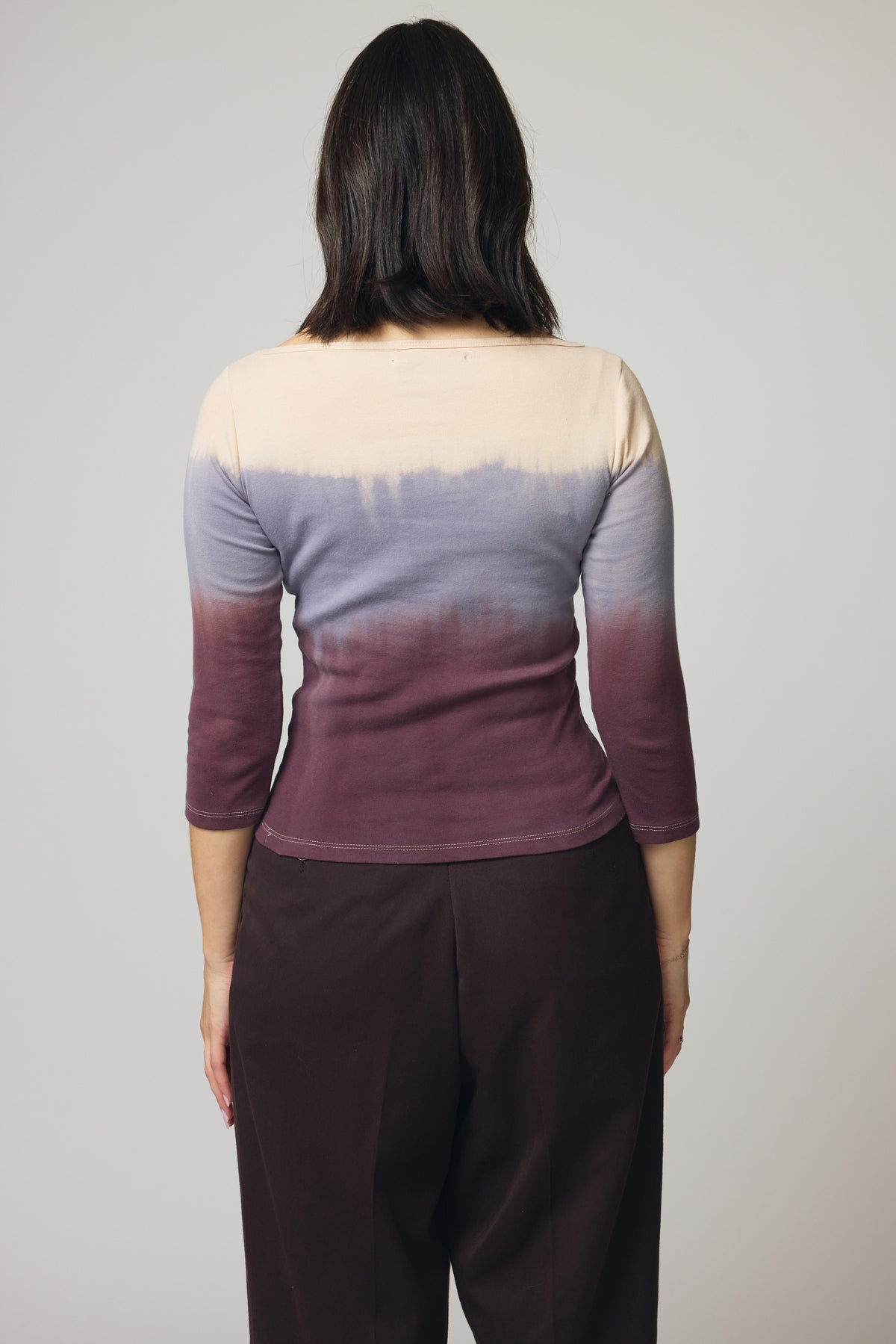 Dip-Dyed Boatneck - Cream