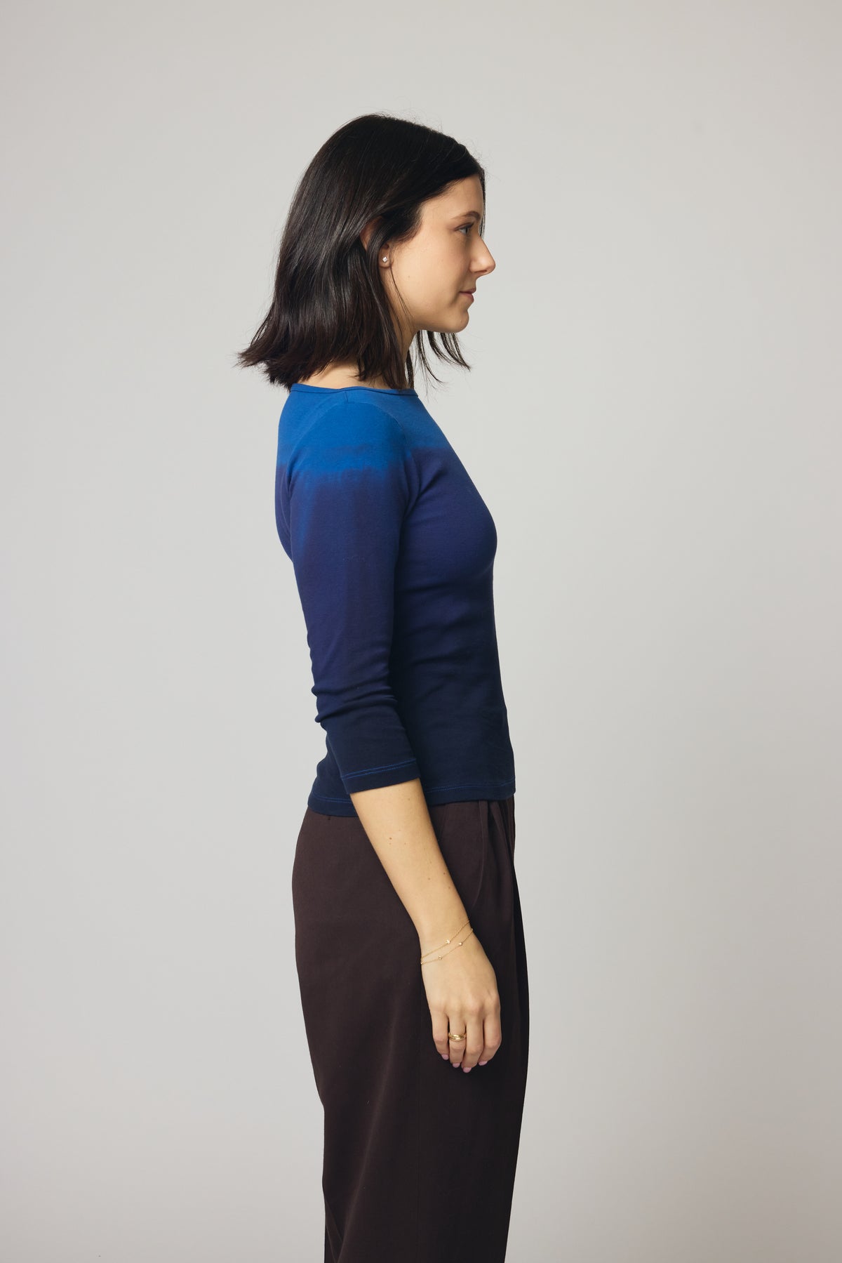 Dip-Dyed Boatneck - Cobalt
