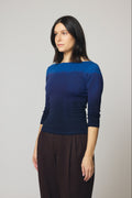 Dip-Dyed Boatneck - Cobalt