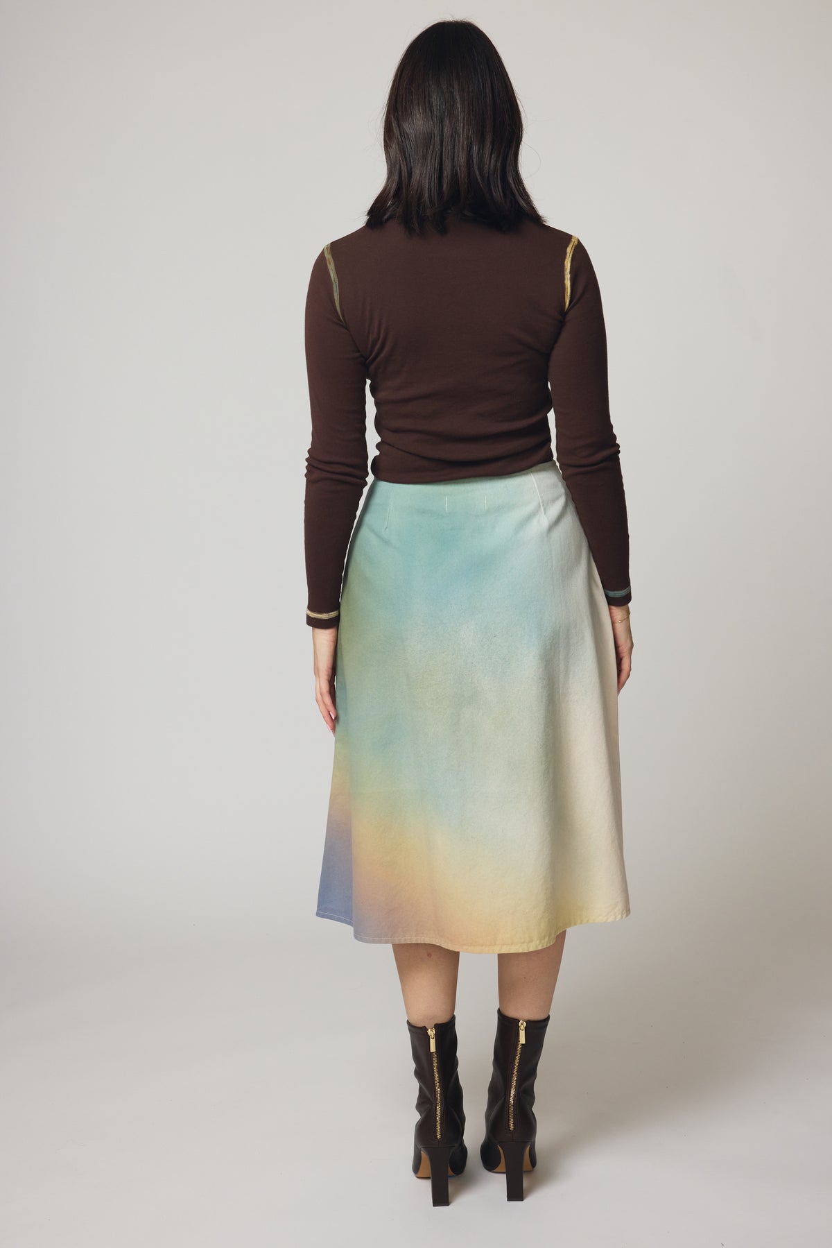 Ceres Gradient Canvas Skirt