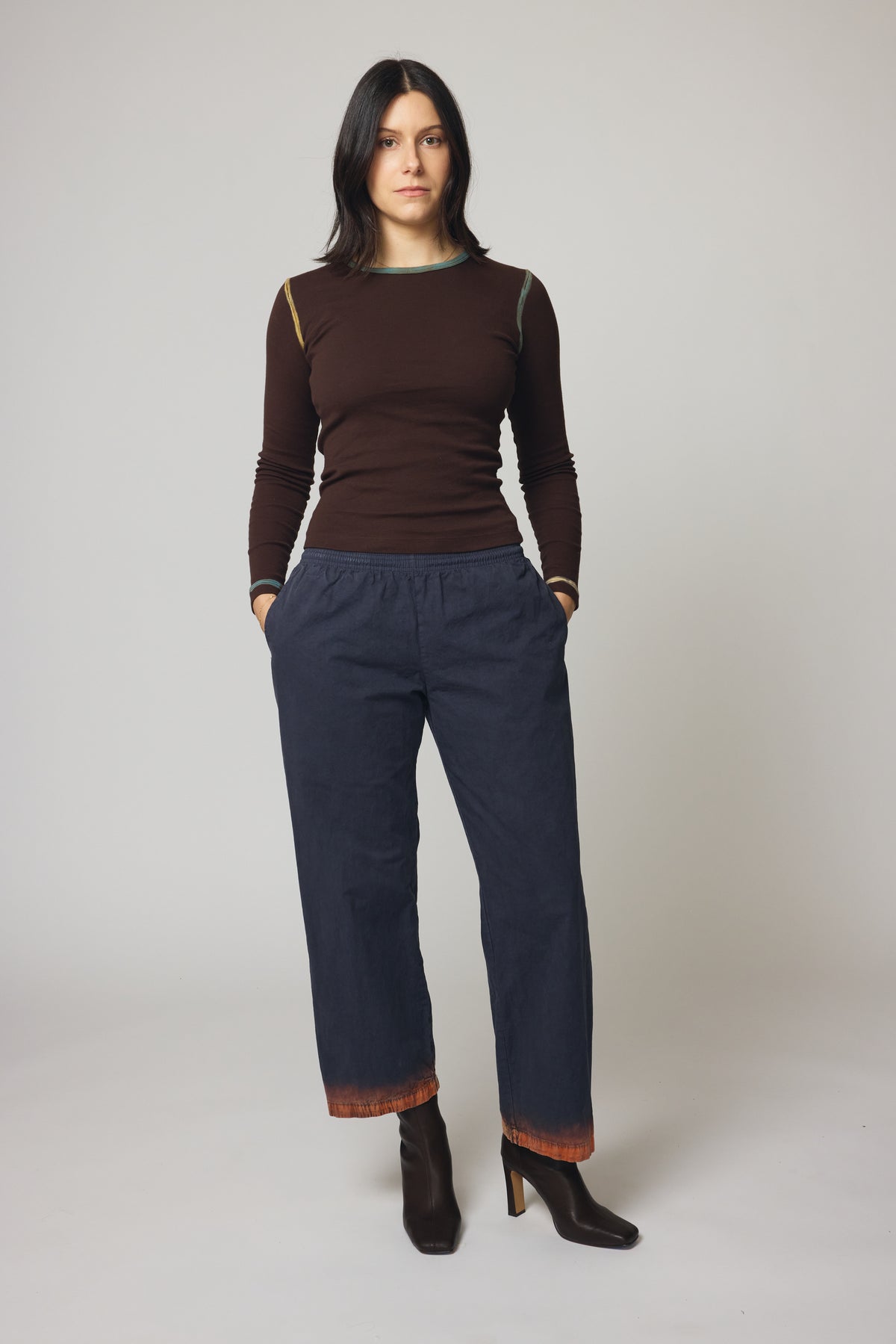 Cotton Poplin Pants - Camp Fire