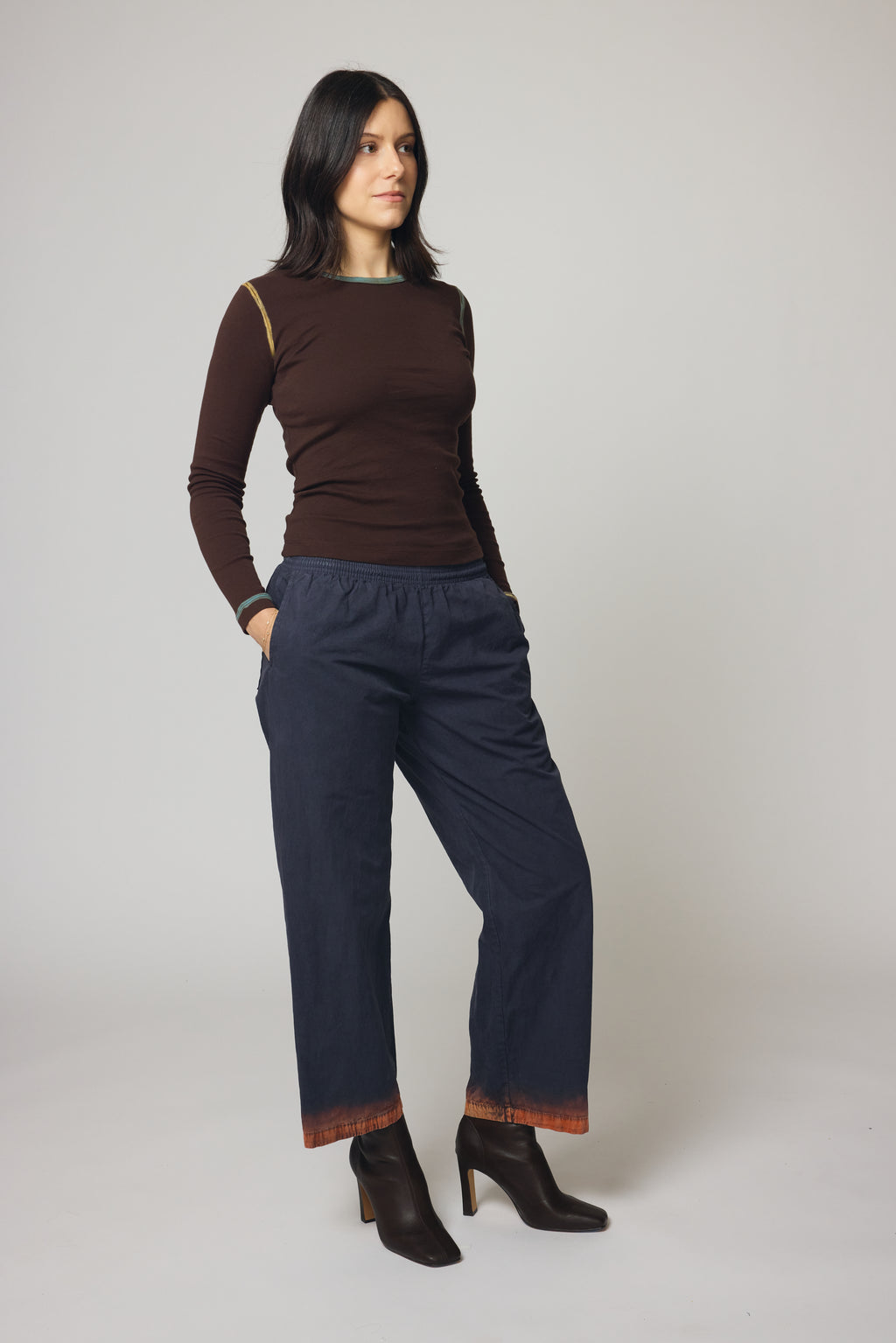 Cotton Poplin Pants - Camp Fire