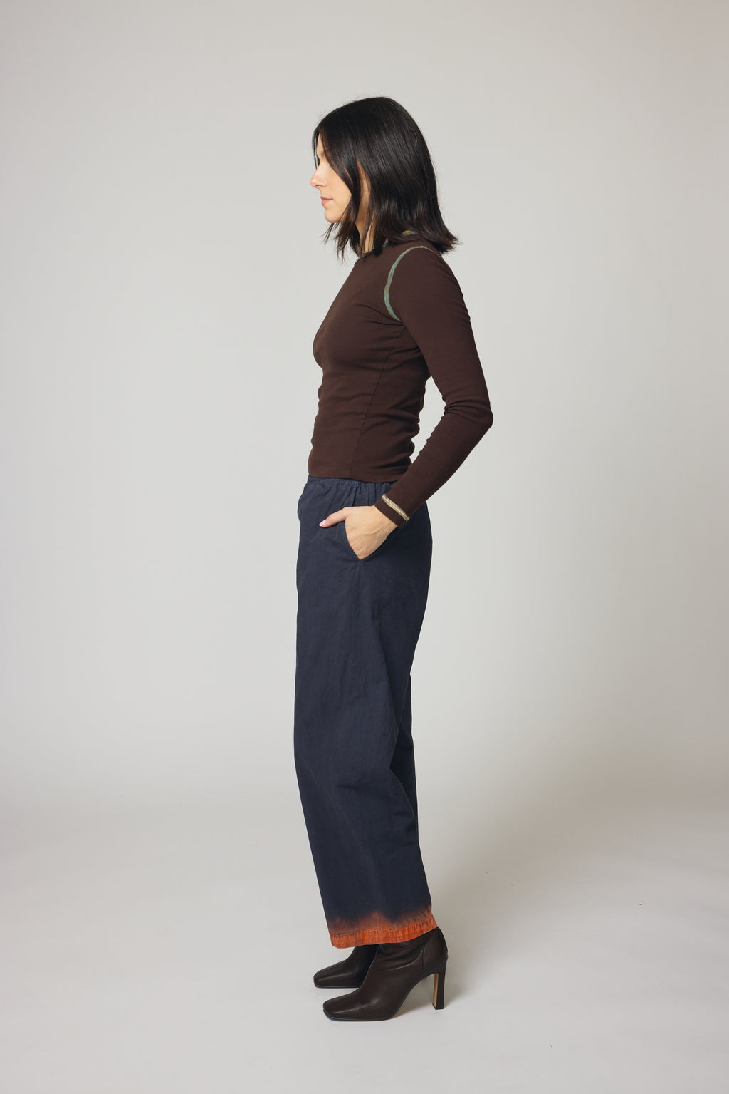 Cotton Poplin Pants - Camp Fire