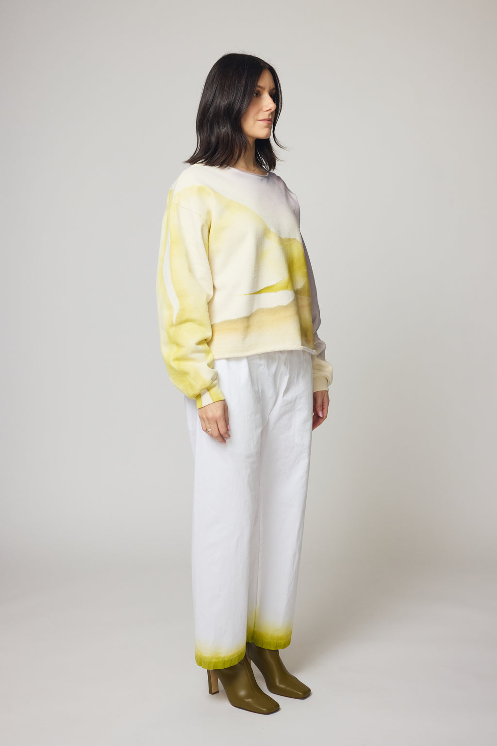 Cotton Poplin Pants - Fresh Cut Grass