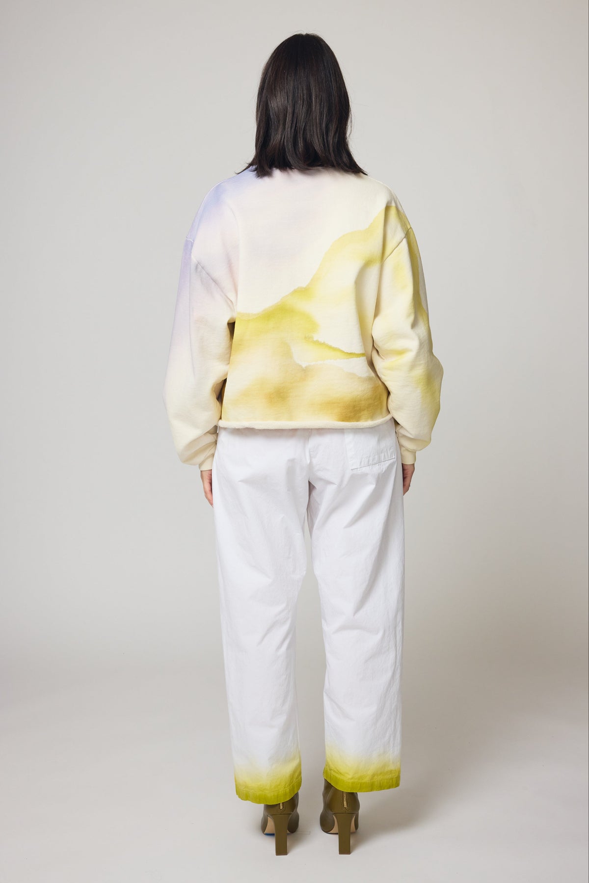 Cotton Poplin Pants - Fresh Cut Grass