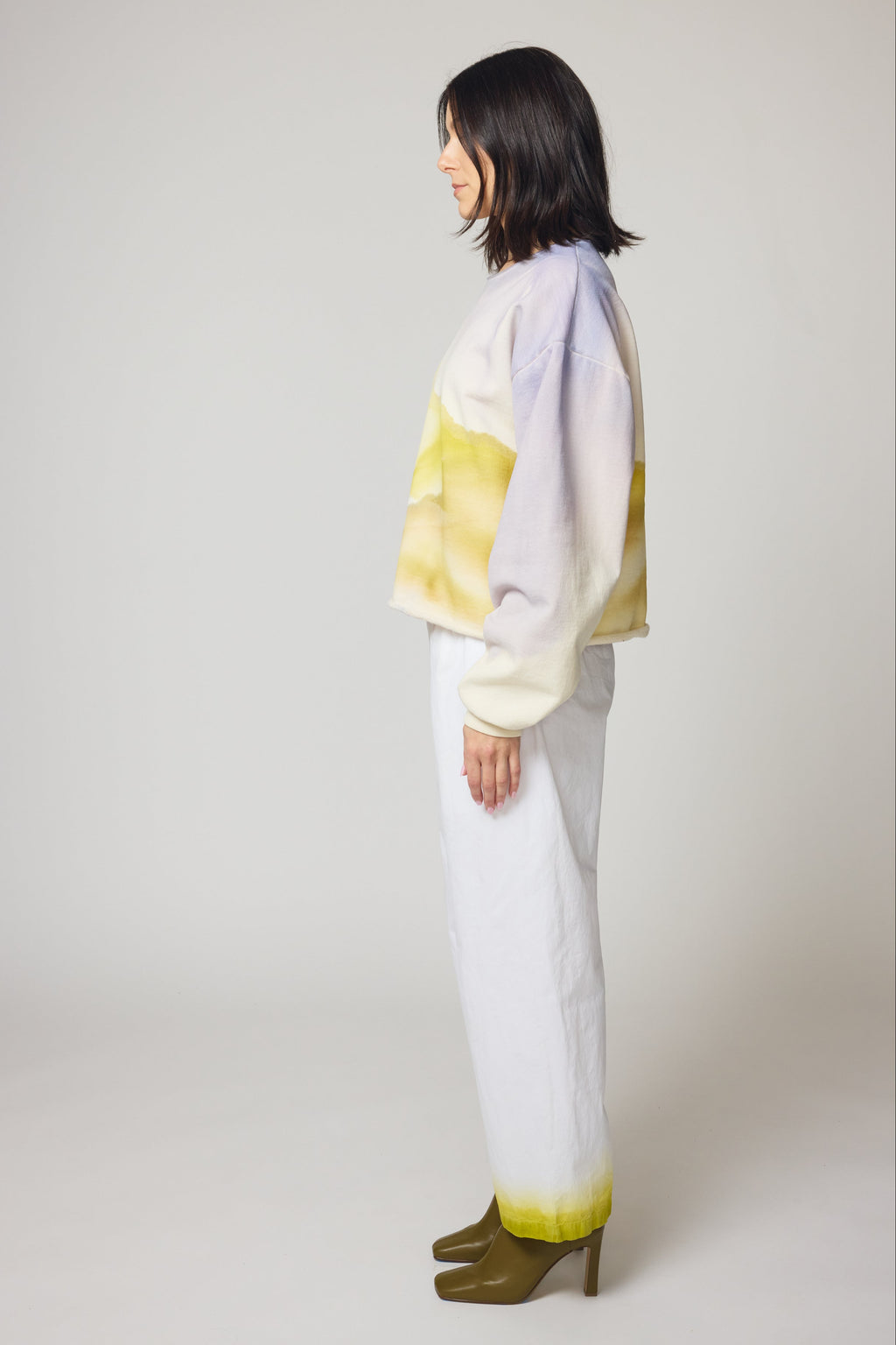 Cotton Poplin Pants - Fresh Cut Grass
