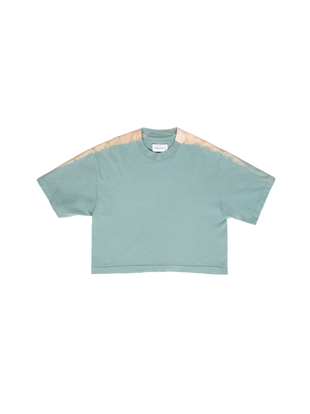 Brushstroke Tee - Sage and Sand