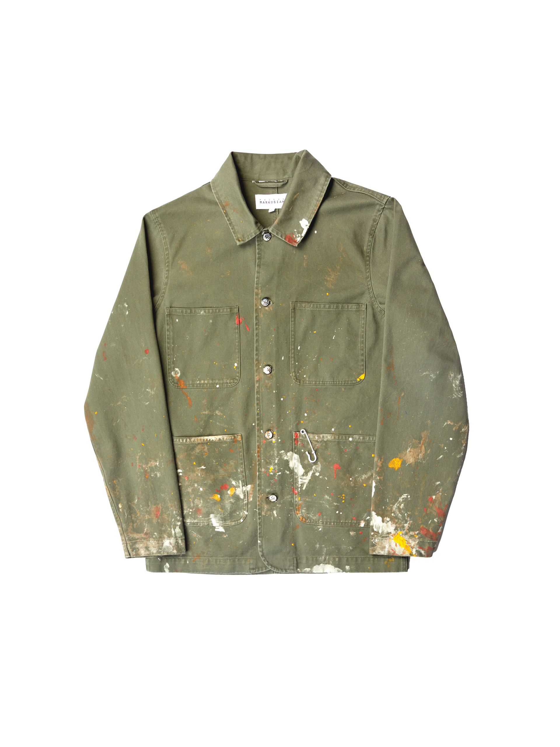 Scenic Artist Chore Jacket - Olive – Maison Markosian