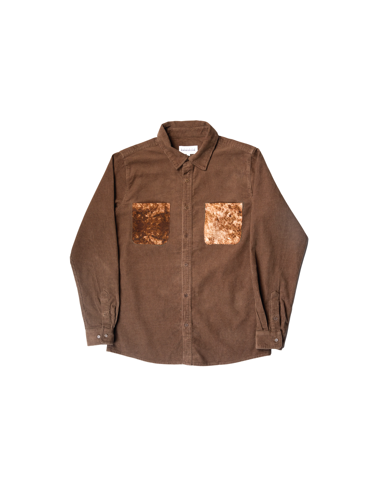 Brown Corduroy Button-Up