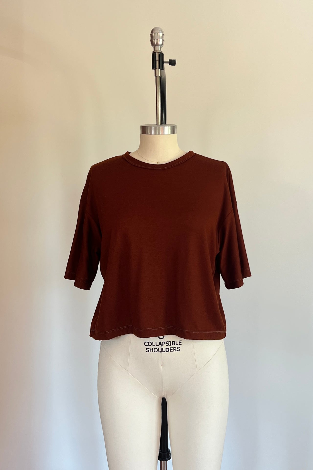 Deadstock Wool Jersey Tee Sample - One Size Fits Many