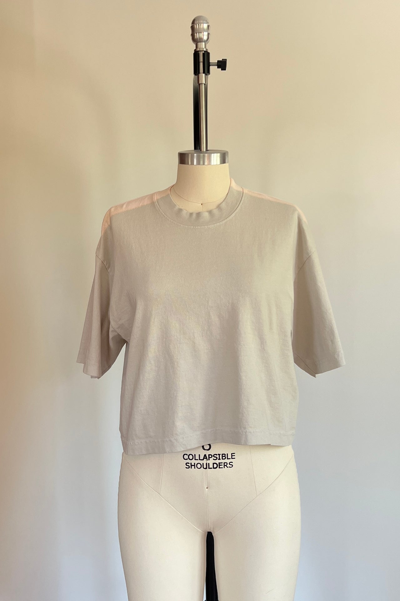 Brushstroke Tee Sample - Cement and Sunset - One Size Fits Many