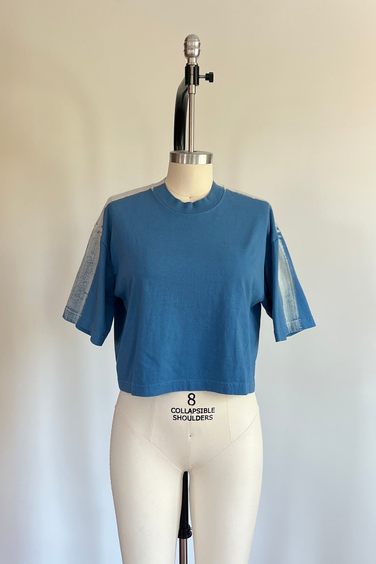 Bruskstroke Tee Sample - Dust Blue and Smoke - One Size Fits Many