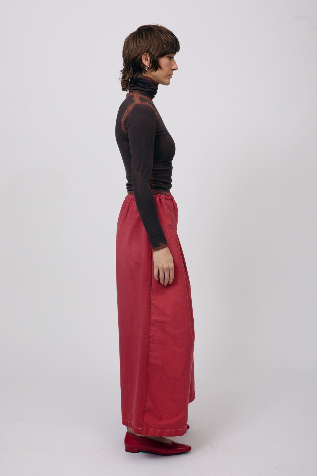 Limewash Turtleneck - Black Walnut