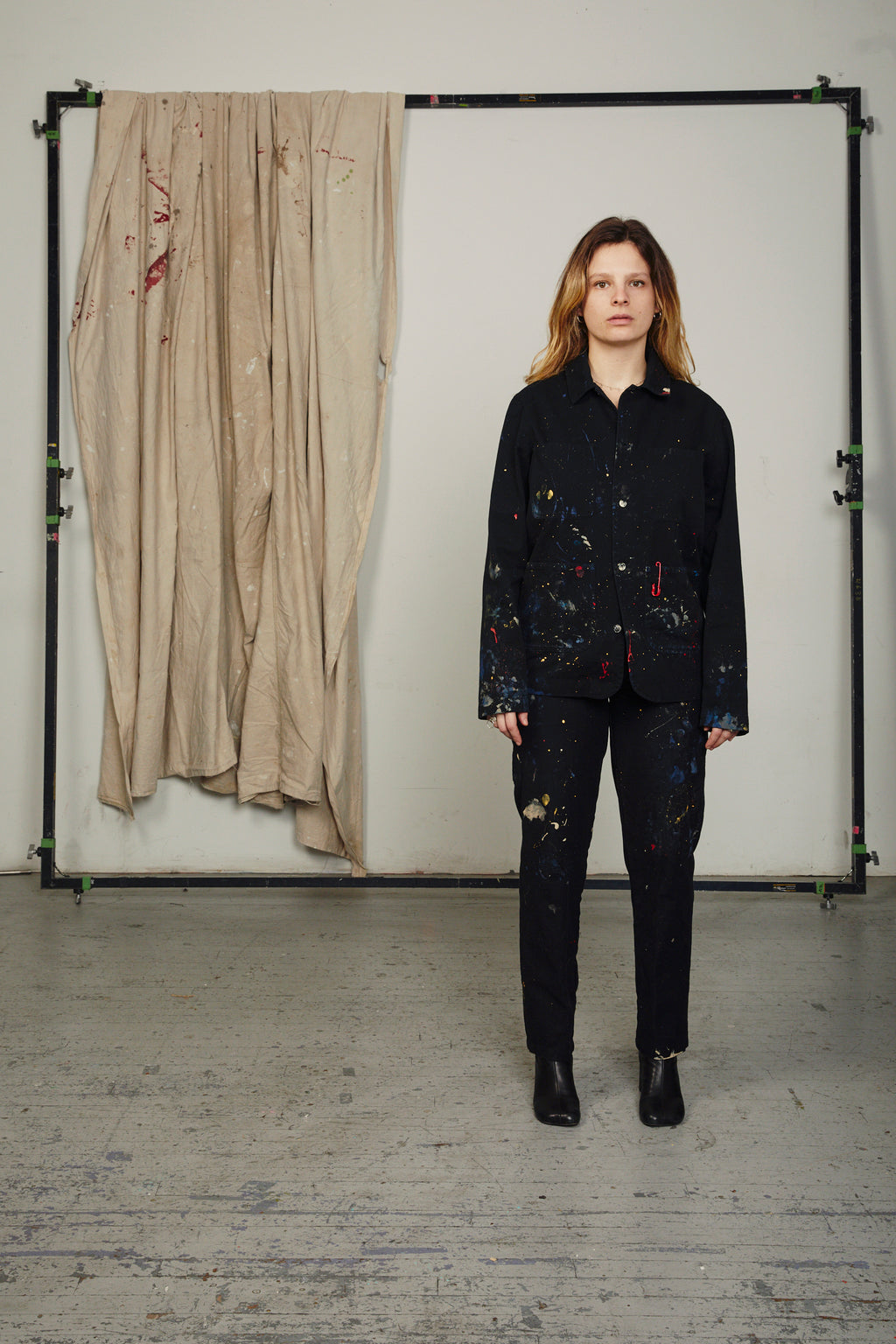Scenic Artist Chore Jacket - Black