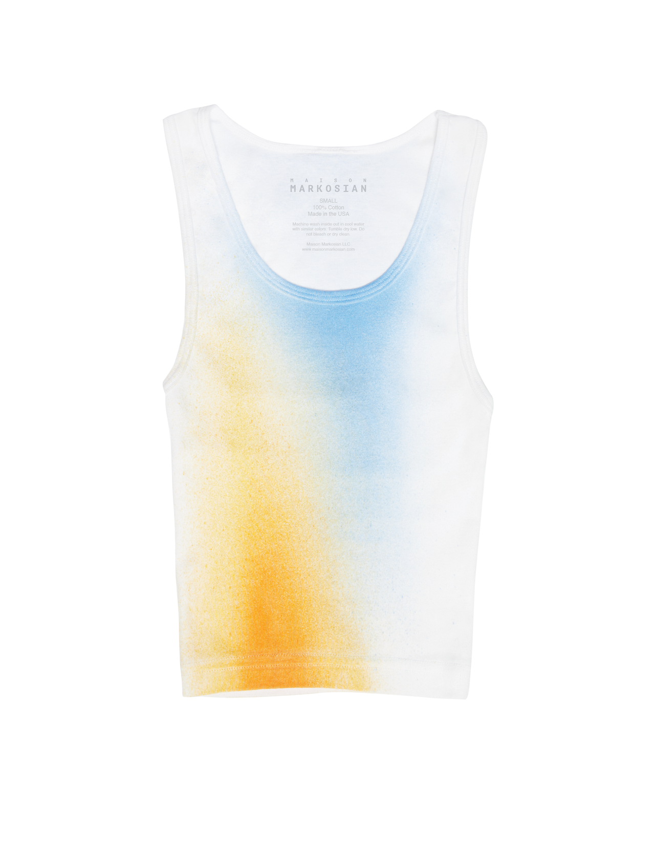 Solar Gradient Crop Tank Top