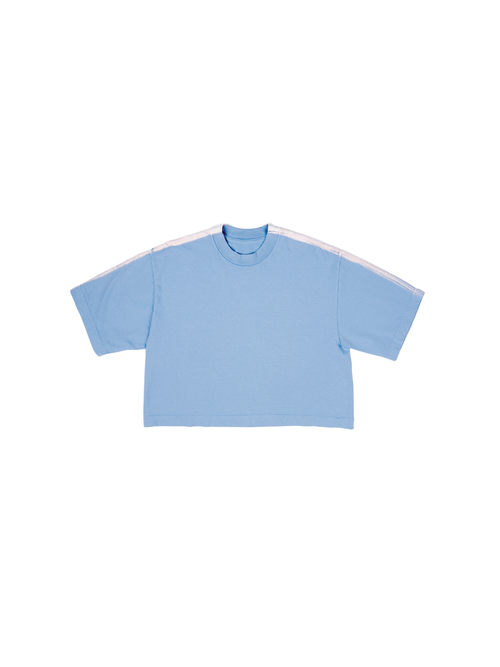 Brushstroke Tee - Cloudy Blue